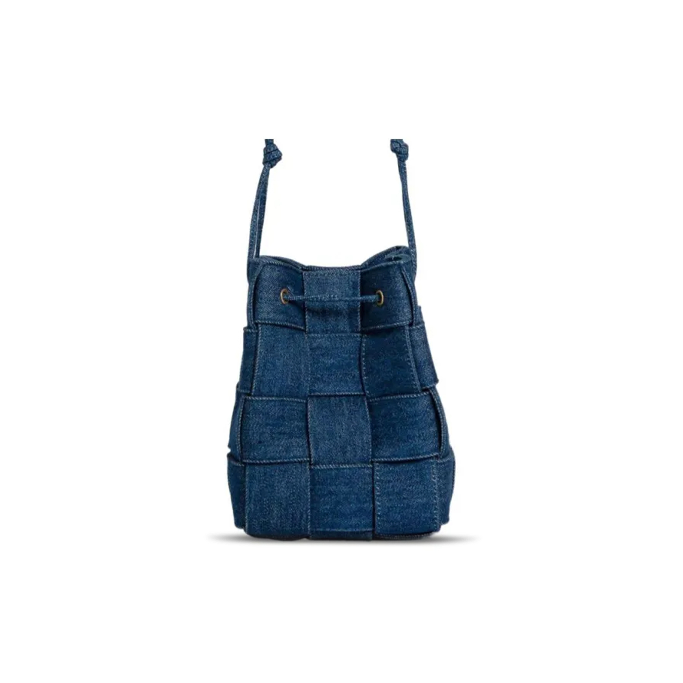 BOTTEGA VENETA CASSETTE DENIM BUCKET 743789V2ZB14019 (18*13.5*13.5cm)